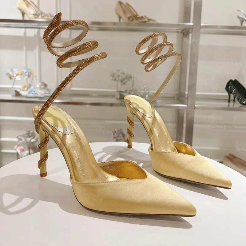 MUJULAS MULAS MARGOT Bombas de punta puntiaguda de punta puntiaguda de 75 mm de 95 mm Zapatos de mujer Tacón alto Talio de lujo 