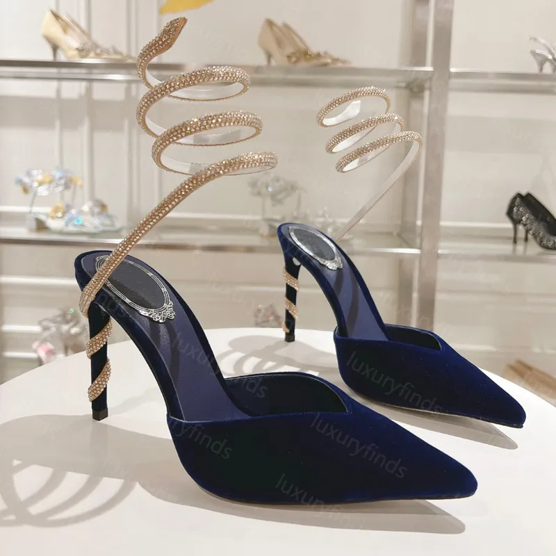 MUJULAS MULAS MARGOT Bombas de punta puntiaguda de punta puntiaguda de 75 mm de 95 mm Zapatos de mujer Tacón alto Talio de lujo 