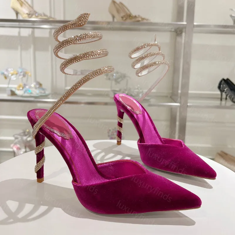 MUJULAS MULAS MARGOT Bombas de punta puntiaguda de punta puntiaguda de 75 mm de 95 mm Zapatos de mujer Tacón alto Talio de lujo 